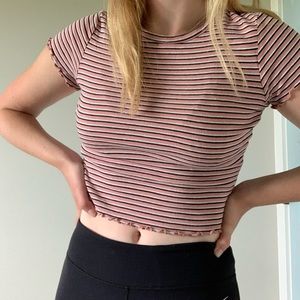 Stripped crop top